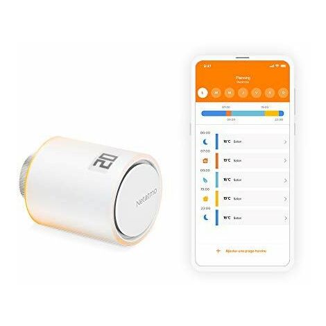 Thermostat connecté Netatmo VANNE CONNECTEE ADDITIONNELLE POUR RADIATEUR