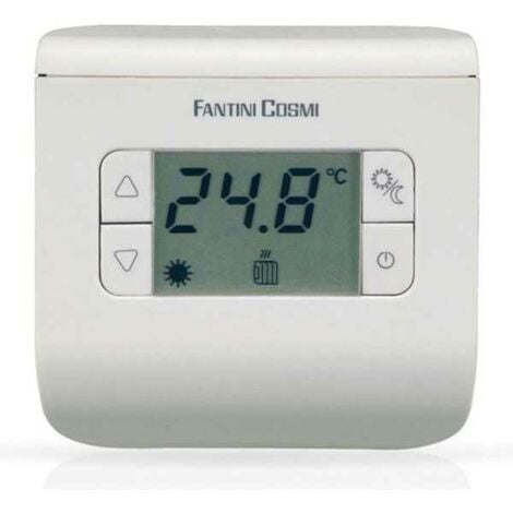 Thermostat d'ambiance à encastrer Vemer avec piles blanc KEO-B