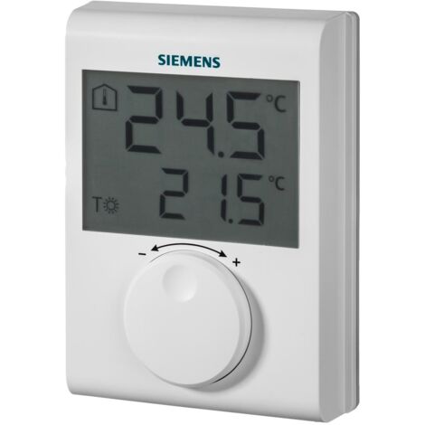 Thermostat d'ambiance avec afficheur LCD pour système de chauffage RDH100 - SIEMENS