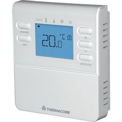 Thermostat d'ambiance digital filaire Thermacome - THERMACOME