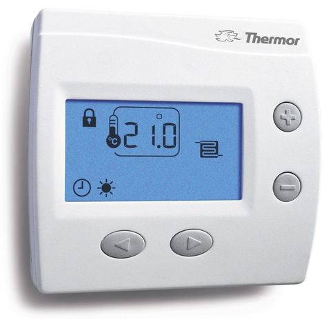 Thermostat d'Ambiance Digital KS THERMOR 400104 - Blanc