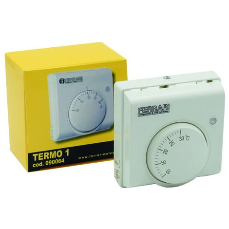 Thermostat d'ambiance électromécanique mural thermo1