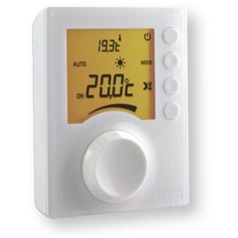 Thermostat D'ambiance Électronique Filaire Tybox 31 À Molette Pour Chaudière Ou Pac Non Réversible