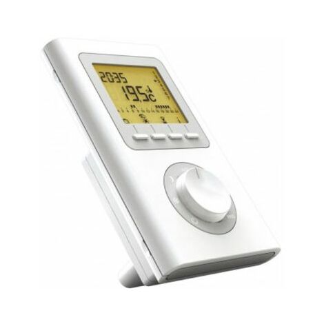 Thermostat d'Ambiance Filaire Contact Sec Programmable CFF000028 Chappée Compatible toutes chaudières - Blanc