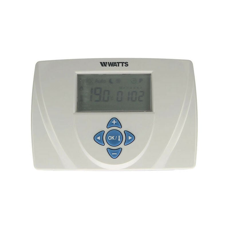 Thermostat d'ambiance filaire milux 2 digital lcd programmable Watts