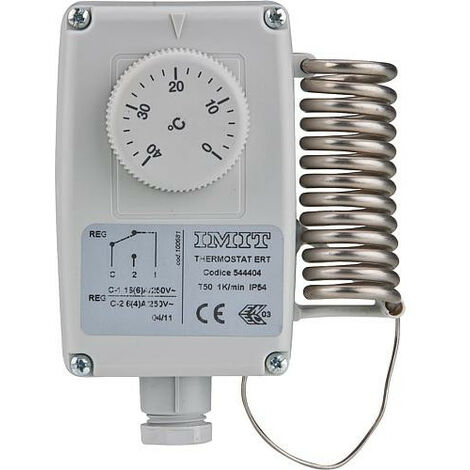 Thermostat d'ambiance GRT/7 RT 0...+60°C reglage mâle