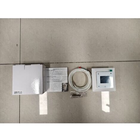 Thermostat d'ambiance intelligent Contrôle par application WiFi Chauffage programmable Détachable Manuel, automatique, mode vacances, protection de sécurité multiple Facile à installer