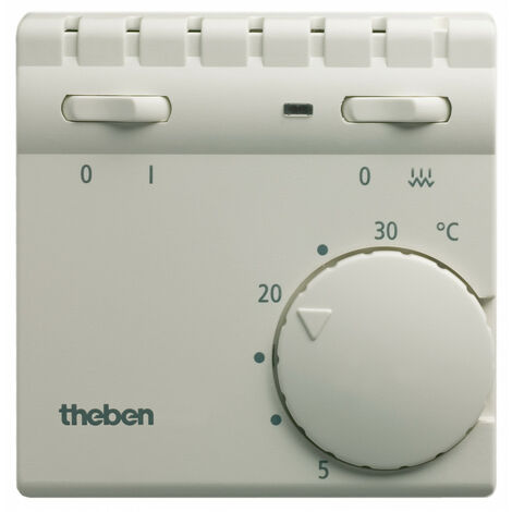 Theben Thermostat d'ambiance numérique RAMSES 812 Top 2 a horloge  programmable - Banyo