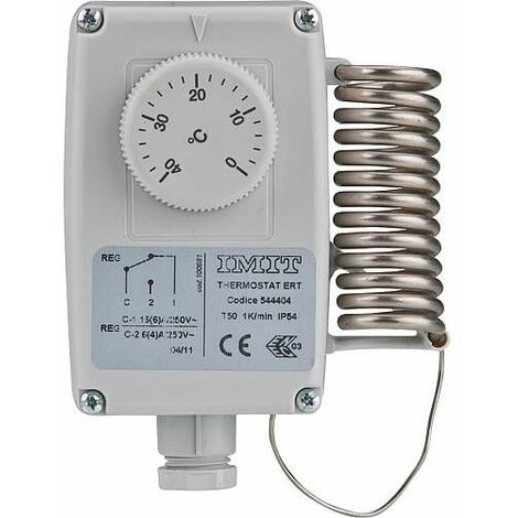 Thermostat d'ambiance RC 0... +40°C reglage male
