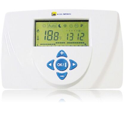 Thermostat dAmbiance Sans Fil Contact sec Programmable TRL 7.26 RF Elm Leblanc Compatible toutes chaudières