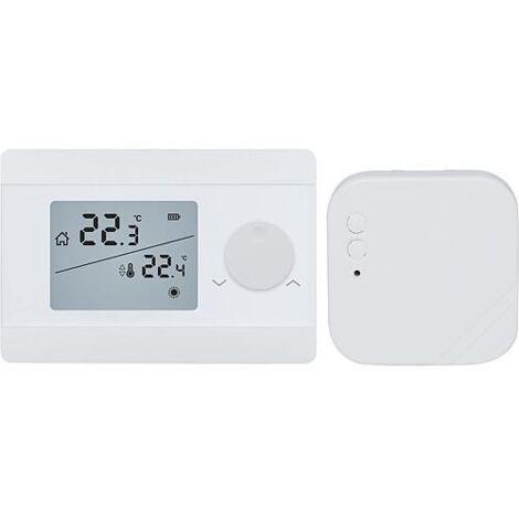 Thermostat d’ambiance sans fil Digital, Imit Silver TA/RF S