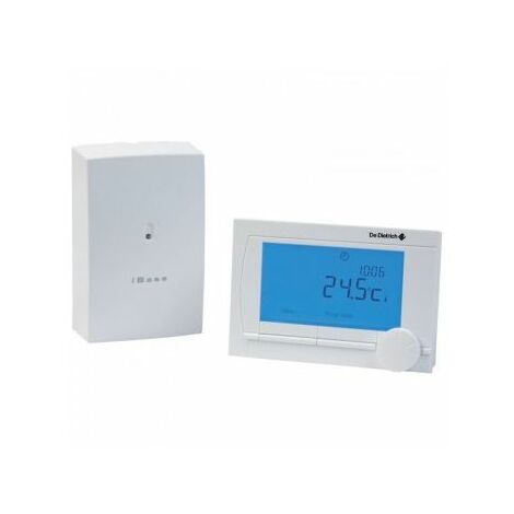 Thermostat d’ambiance Sans Fil Modulant Programmable AD 303 De Dietrich - Blanc