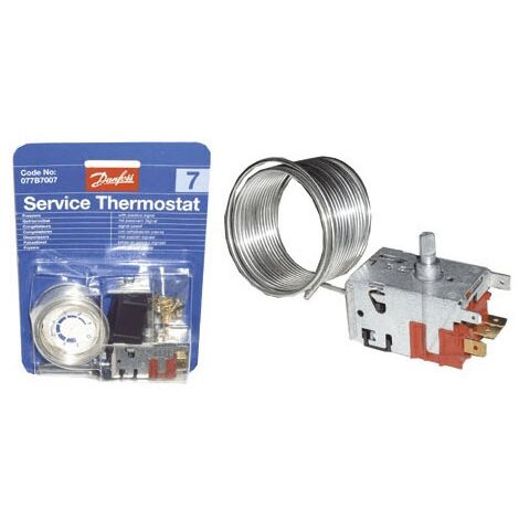THERMOSTAT DANFOSS N° 7 - 077B7007 POUR CONGELATEUR BRANDT - AS0003933