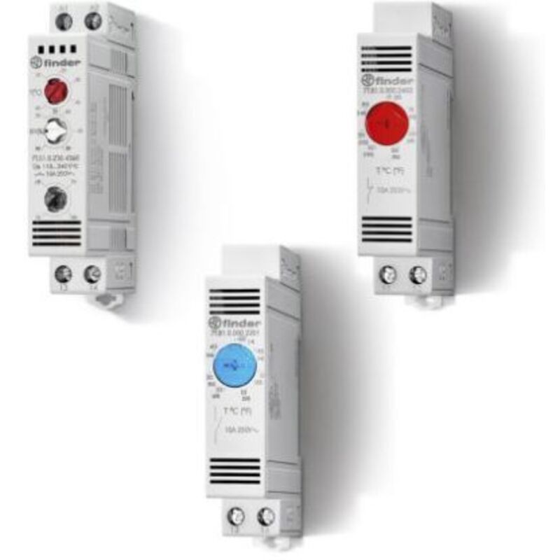 Thermostat darmoire Finder 7T.81.0.000.2303 250 v/ac 1 no (t) (l x l x h) 88.8 x 17.5 x 47.8 mm 1 pc(s)