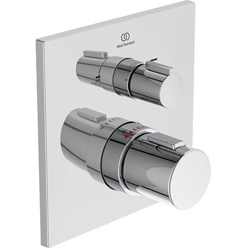 CeraTherm - Mitigeur de bain thermostatique encastré, chrome A7522AA - Ideal Standard