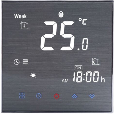 Thermostat de chaudière à eau/gaz BTH-2000L-GC, régulateur de température numérique, grand écran LCD, bouton tactile, 5A AC 95-240V