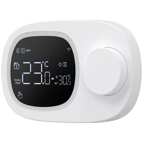 Thermostat de chaudière à gaz, thermostat WiFi thermostat de chaudière à eau à gaz thermostat de faible puissance téléphone portable télécommande intelligente