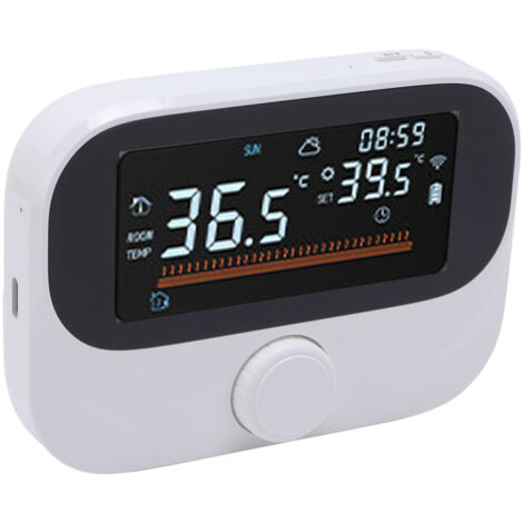 Thermostat de chaudière WiFi intelligent, un à bouton rotatif, période de temps Programmable, RF sans fil pour Tuya