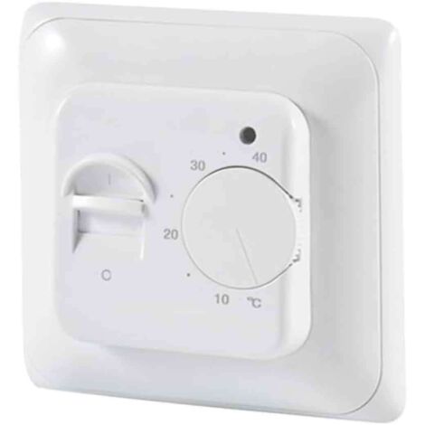 Thermostat de chauffage/climatisation mécanique manuel pour plancher chauffant, interrupteur de contrôle de température 220 V