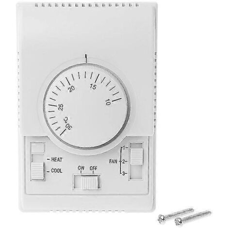 Thermostat de chauffage et de climatisation manuel 2024, interrupteur de contrôle de la température de la climatisation