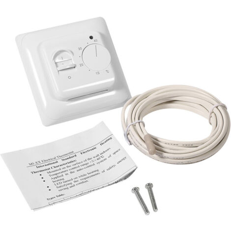 Thermostat de chauffage manuel mécanique au sol de la pièce Commutateur de contrle de la température de la climatisation 220V