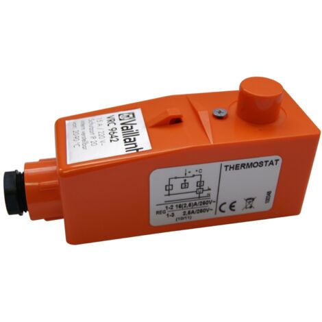 thermostat de contact Vaillant 009642 avec contact inverseur, fixation par sangle