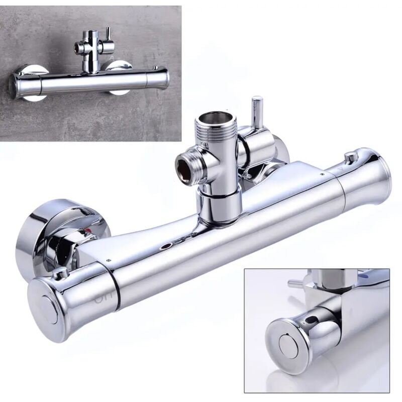 Senderpick - thermostat de douche bain robinet de douche thermostat de douche laiton mitigeur de douche