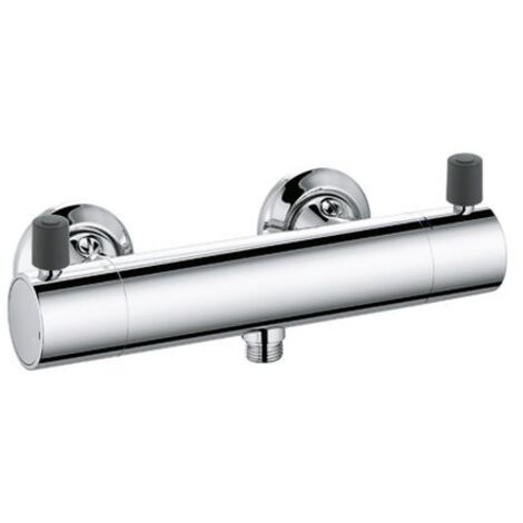 Thermostat de douche PROVITA, verrouillage à 38 degrés pour l'eau chaude, chromé
