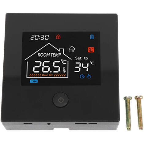 Thermostat de maison intelligente, alimenté par batterie, four mural suspendu, contrôleur de température Programmable