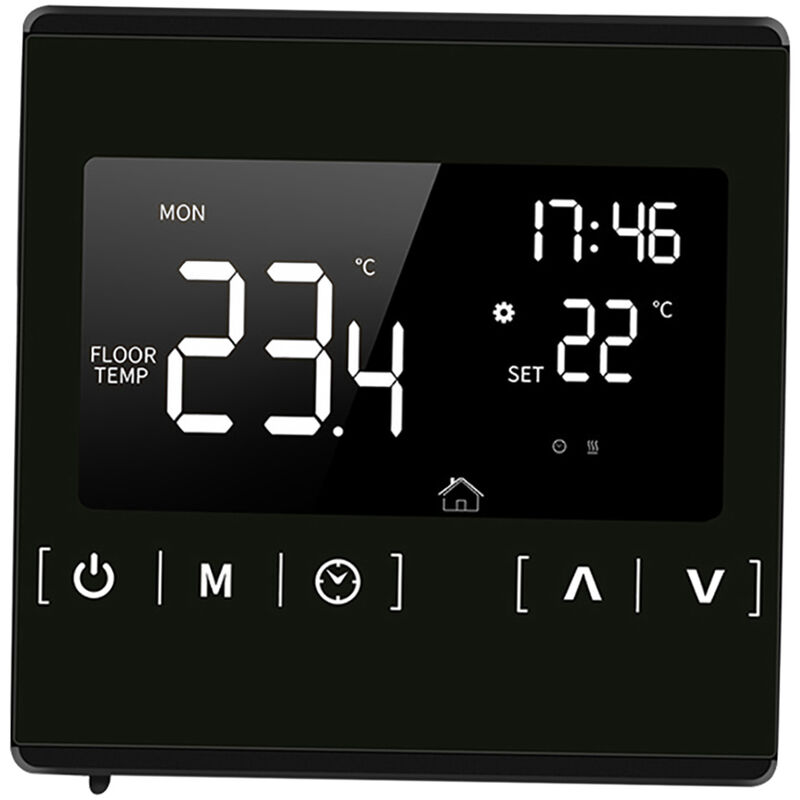 Decdeal - Thermostat de plancher chauffant électrique à écran tactile Thermostat de plancher chauffant thermostatique AC85-250V thermostat MH1822D
