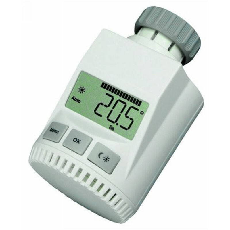 Thermostat de radiateur régulateur de climat ambiant régulateur d'économie d'énergie, affichage de sécurité enfant protection antigel fonction fête