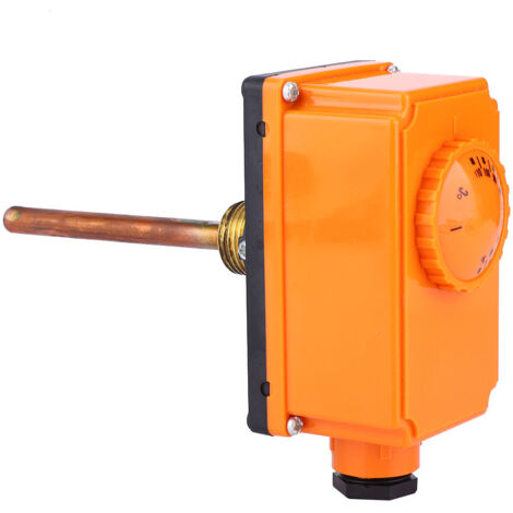 Thermostat de régulation de température pour conduite d'eau chaude, 30-110 °C, démarrage à basse température, filetage mâle G1/2