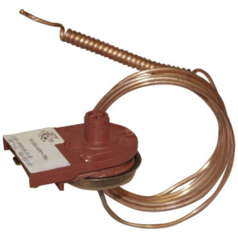 Diff – Thermostat de sécurité 105°C – Thermistance pour chaudière – Alimentation électrique 230V – Longueur capillaire 1m – Protection contre surchauffe