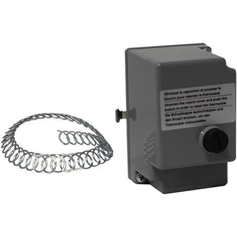 Thermostat de sécurité Aquastat pour collecteur plancher chauffant – Plage de température 45 à 70°C – Protection contre surchauffe – Conecterm France