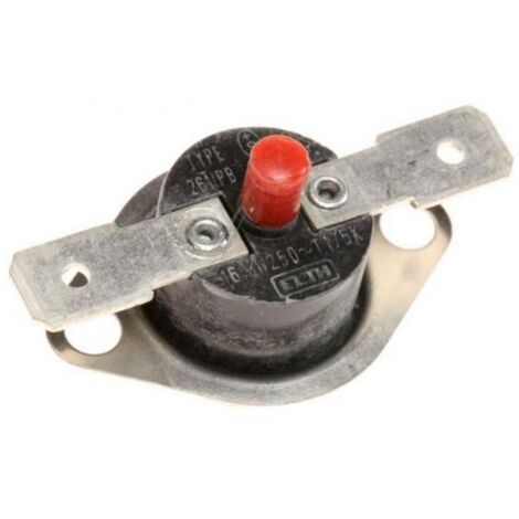 Thermostat de sécurité réarmable 140° (259546-32634) (55X3402) Lave-linge BRANDT, THOMSON, VEDETTE, FAGOR, SANGIORGIO, DE DIETRI