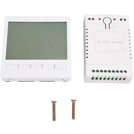Thermostat domestique sans fil RF, contrôleur de température, affichage LCD, Plug and Play, pour ventilateur AC et serre
