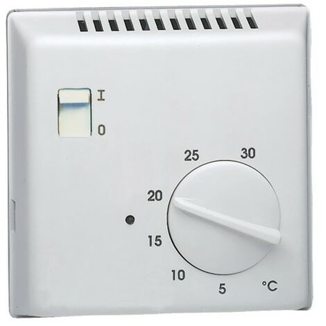 Thermostat ambiance électronique saillie chauf eau chaude sortie inverseur 230V (25501)