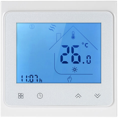 Thermostat électrique pour plancher chauffant ,BHT-002-GB-WiFi Blanc 16A
