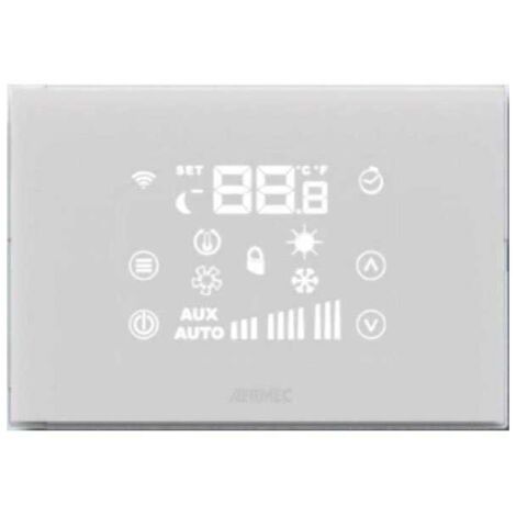 Thermostat encastrable Aermec AER503IR avec écran tactile rétroéclairé