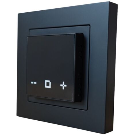 Thermostat encastrable Hornisse pour le contrôle de la température HOTHERM-44-WB noir