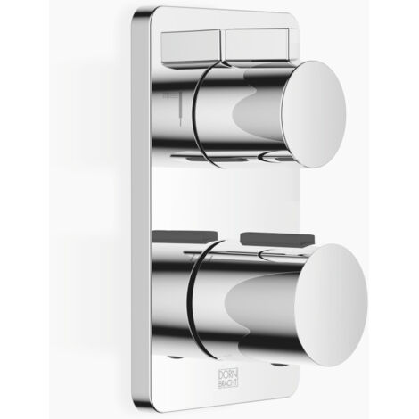 Thermostat encastré LULU de Dornbracht avec régulation de débit à