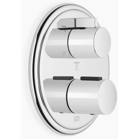 Thermostat encastré MADISON de Dornbracht avec régulation de