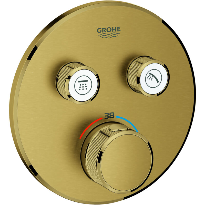 Grohe - Thermostat Grohtherm SmartControl avec deux vannes darrêt,