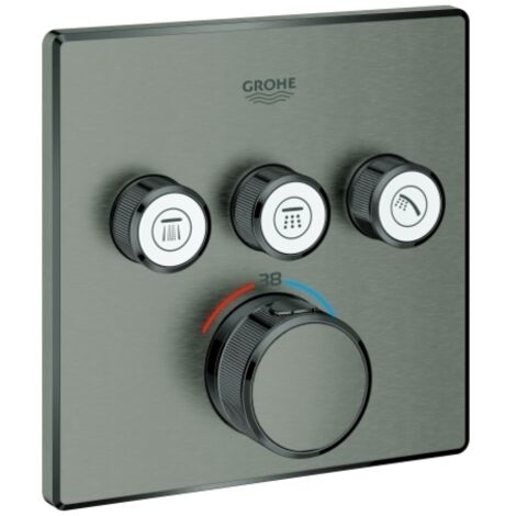 Thermostat Grohe Grohtherm SmartControl avec trois vannes