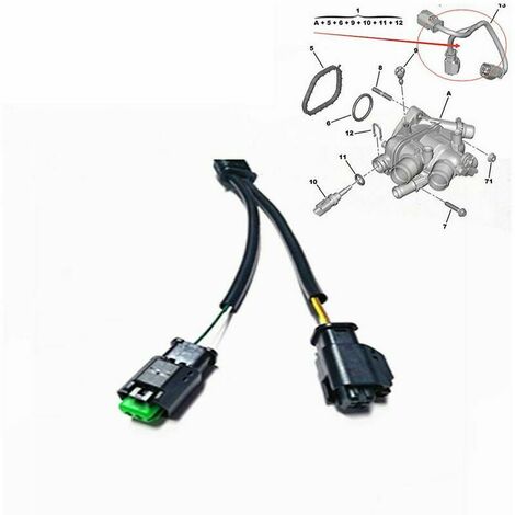 Thermostat harness 9804315380 for Peugeot 207 water temperature line