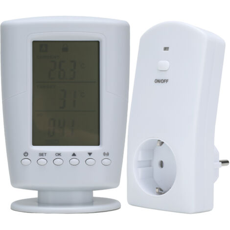 Thermostat Intelligent Connecté, Prise Contrôle de Température Programmable sans Fil pour Maison Connectée, EU 230V