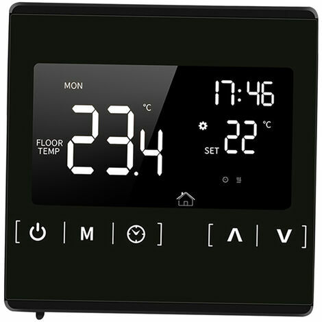 Thermostat Intelligent d'écran Tactile d'affichage à Cristaux Liquides pour le Système de Chauffage par le Sol électrique Programmable à la Maison AC 85-250V