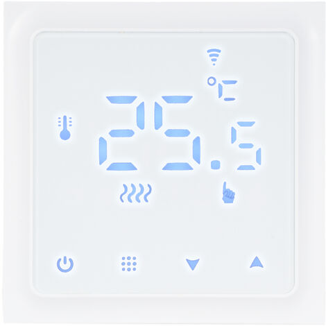 Thermostat Intelligent HY610 WiFi avec Contrôle App Smart Life Écran LCD Touch Programmable pour Maison Bureau Anti gel Contrôle Mobile 2.4GHz