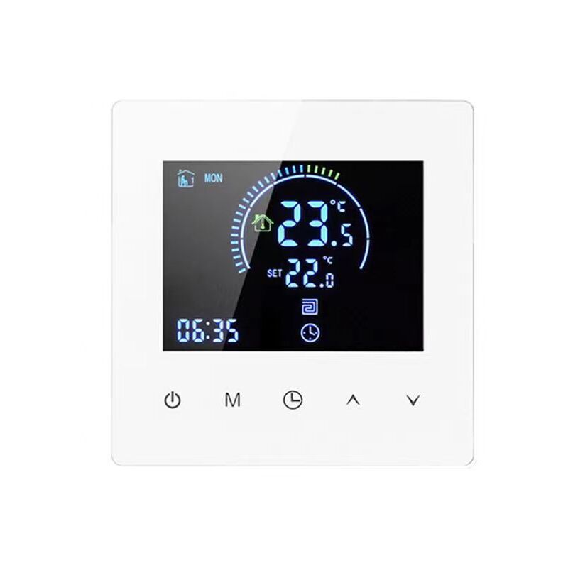 Thermostat intelligent, programmable, numérique, à écran tactile, moniteur, chauffage, contrôle avec Tuya 3500 W AC90, 240 V (3A) Weib.