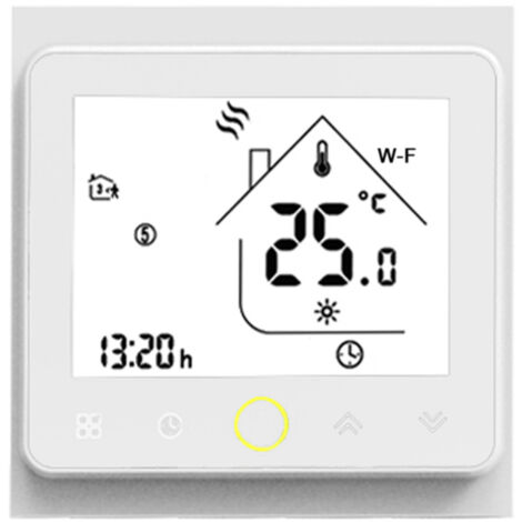 Thermostat intelligent Tuya ZigBee 3.0, 5 A, programmable hebdomadairement, contrôle application et vocale, compatible Google Home, pour chauffe-eau et chaudière à gaz